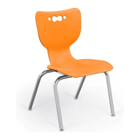 Mooreco Balt Hierarchy 14 Plastic Classroom Chair - Set of 5 - Orange 53314-5-ORANGE